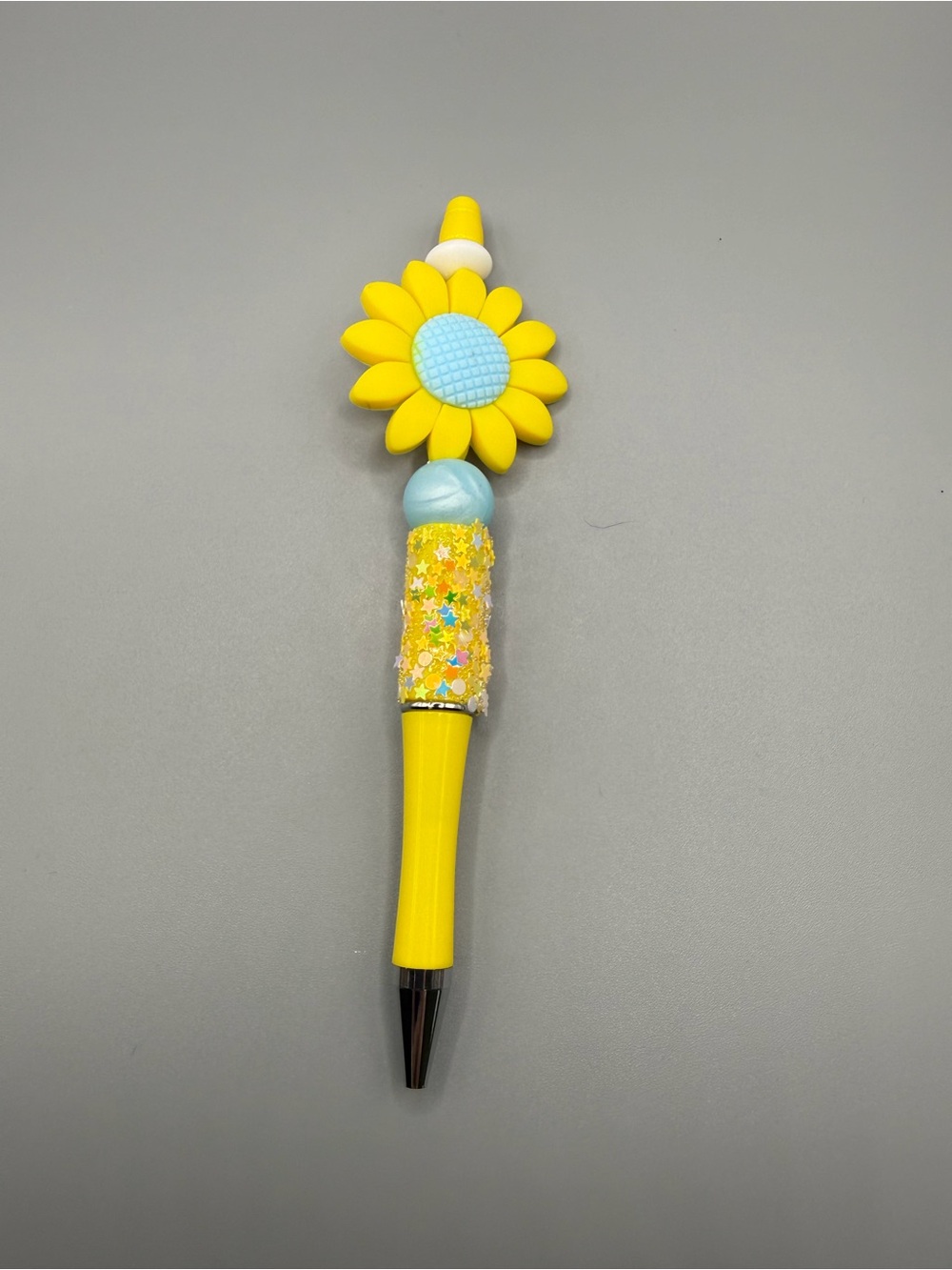 Yellow Sunflower Pen  - Handmade #O0151C